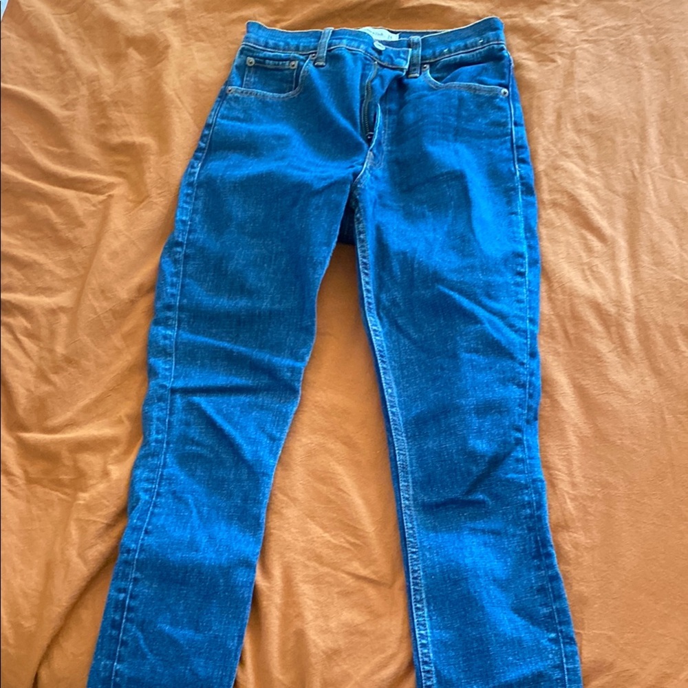 Abercrombie & Fitch Women's Blue Skinny Jeans